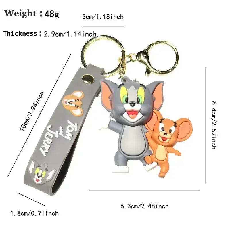 Friendly Foe Tom & Jerry Keychain
