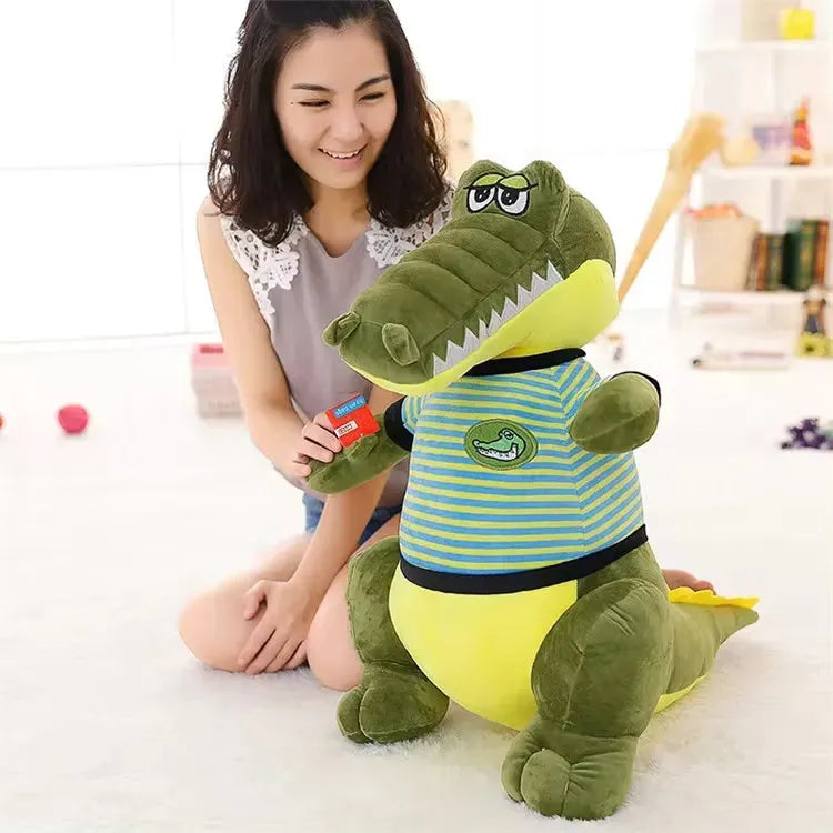 Green T-shirt Croc Plushie (70 cm)