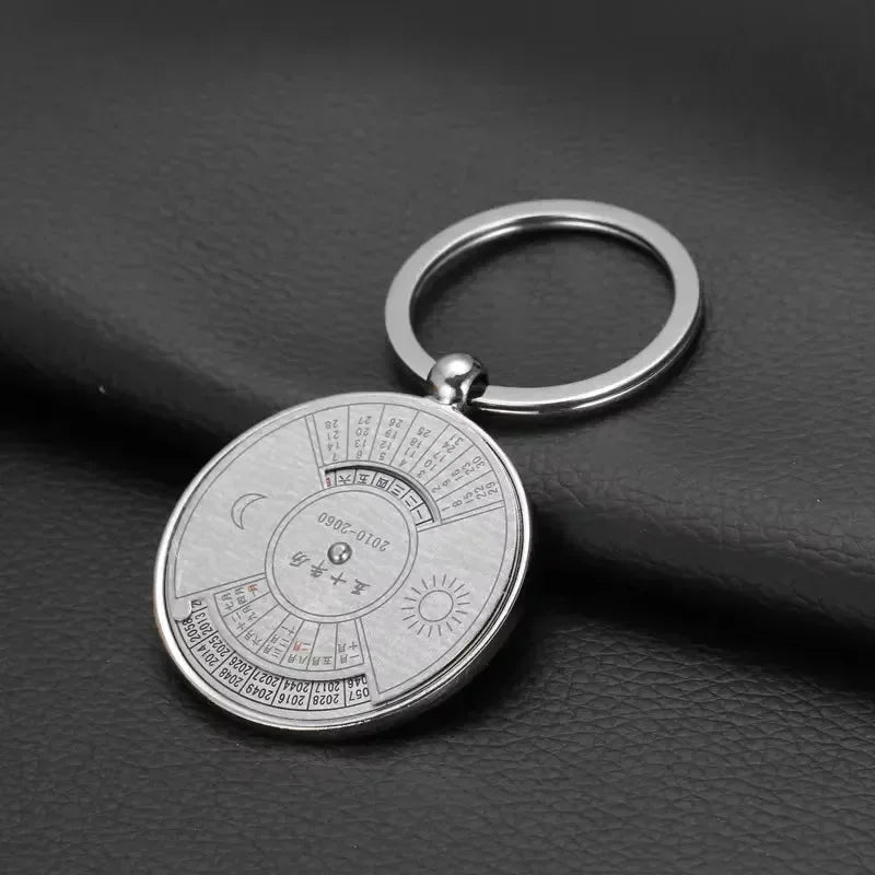 50 Years Perpetual Calendar Keychain