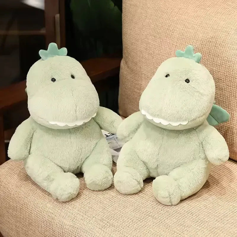 Green Small Eyed Dino Plushie