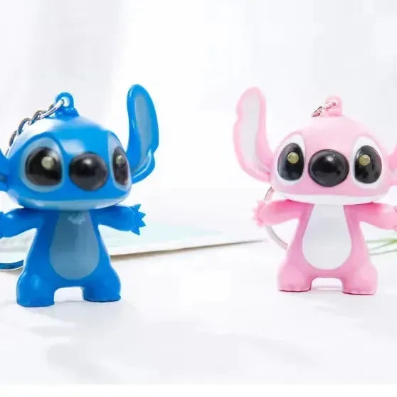 Luminous Love Notes Stitch Keychain