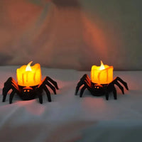 Spooky Spider Candle Night Lamp