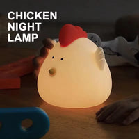 Cute Chicken Silicon Night Lamp