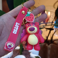 Berry Hugs Lotso Bear 3D Keychain