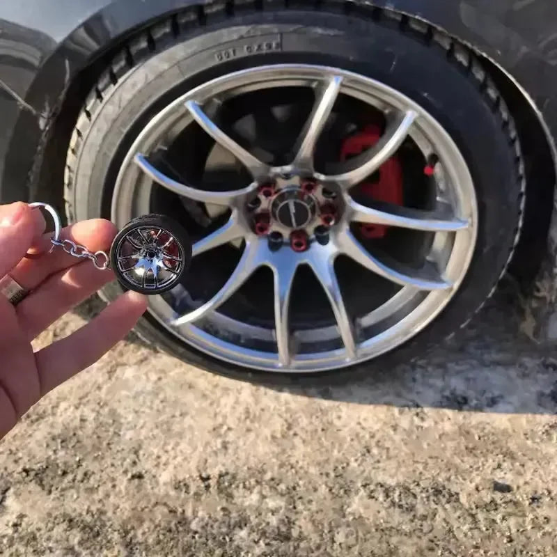 Torque Tag Wheel Keychain