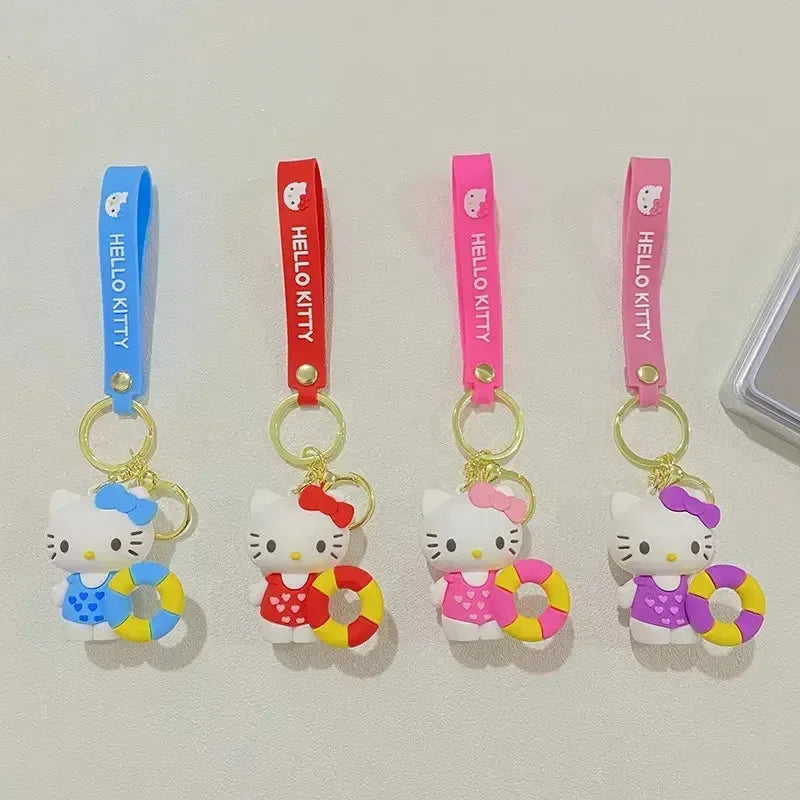 Hello Kitty Poolside Paradise Keychain