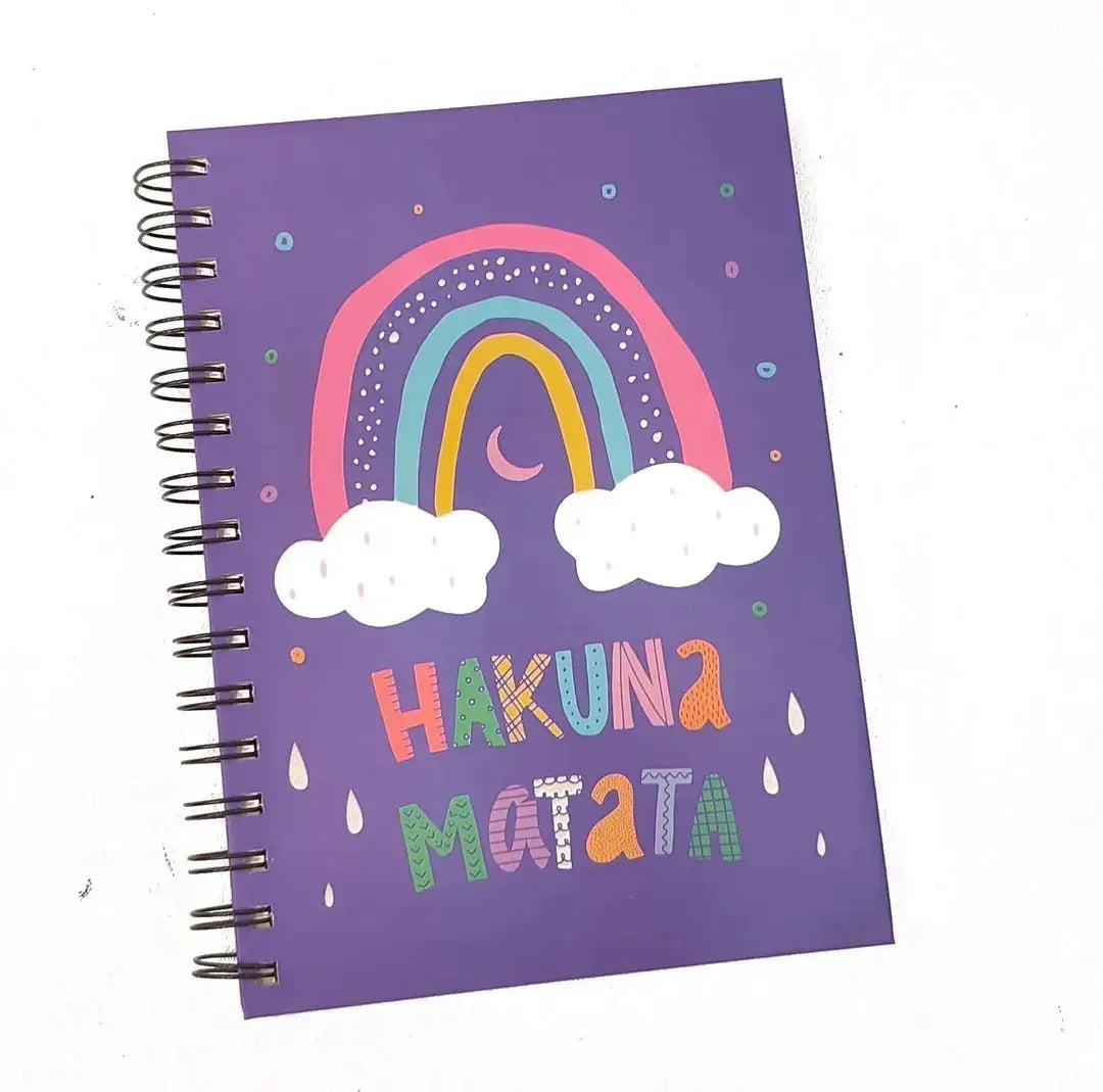 Hakuna Matata A5 Spiral Notebook