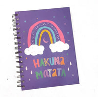 Hakuna Matata A5 Spiral Notebook