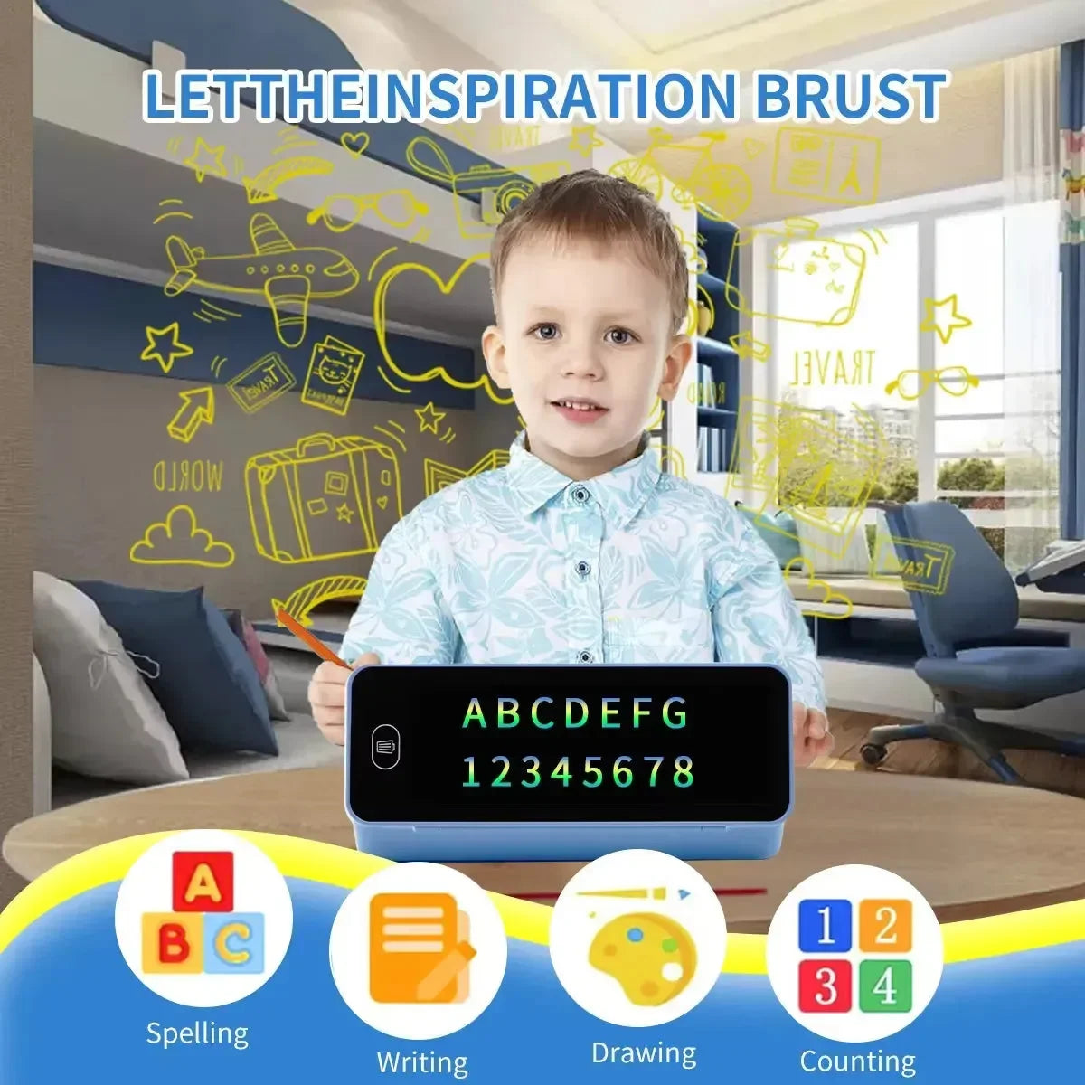 حافظة أقلام الرسم LCD 