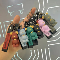 Nordic Bow-Tie Bear Keychain