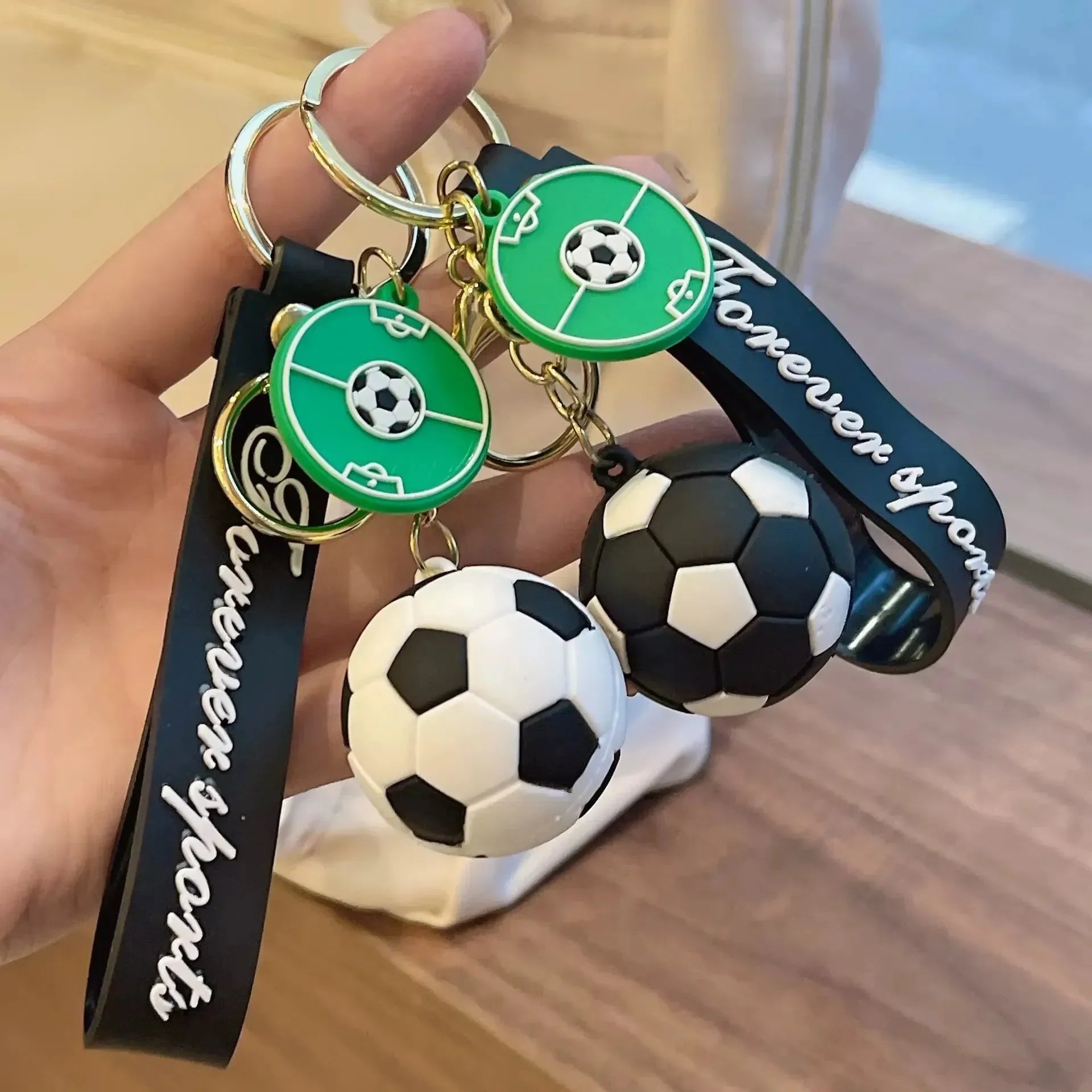 Kick It Now Premium Football Keychain