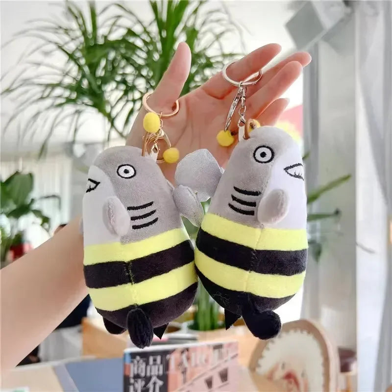 Porte-clés en peluche Buzzing Shark Buddy 