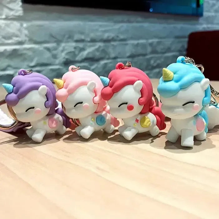 Dreamy Unicorn 3D Keychain