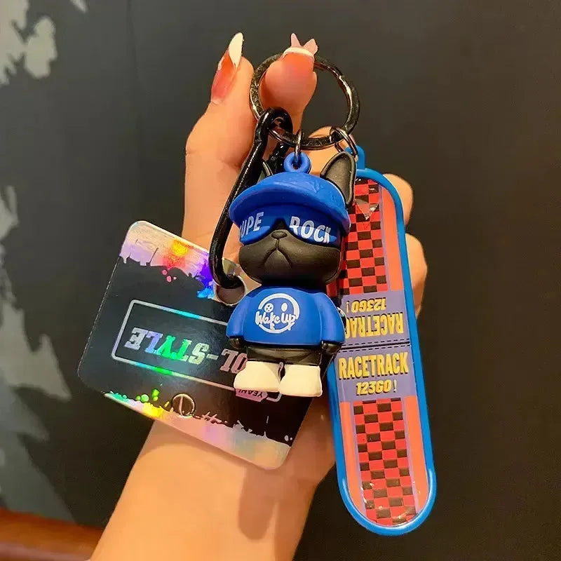 Ollie Bear Skater Buddy Keychain