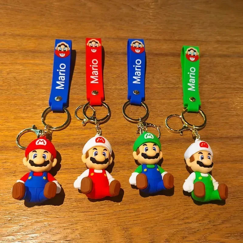 Super Mario Chill Crew 3D Mario Keychain