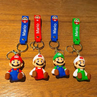 Super Mario Chill Crew 3D Mario Keychain