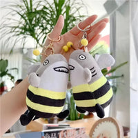 Porte-clés en peluche Buzzing Shark Buddy 