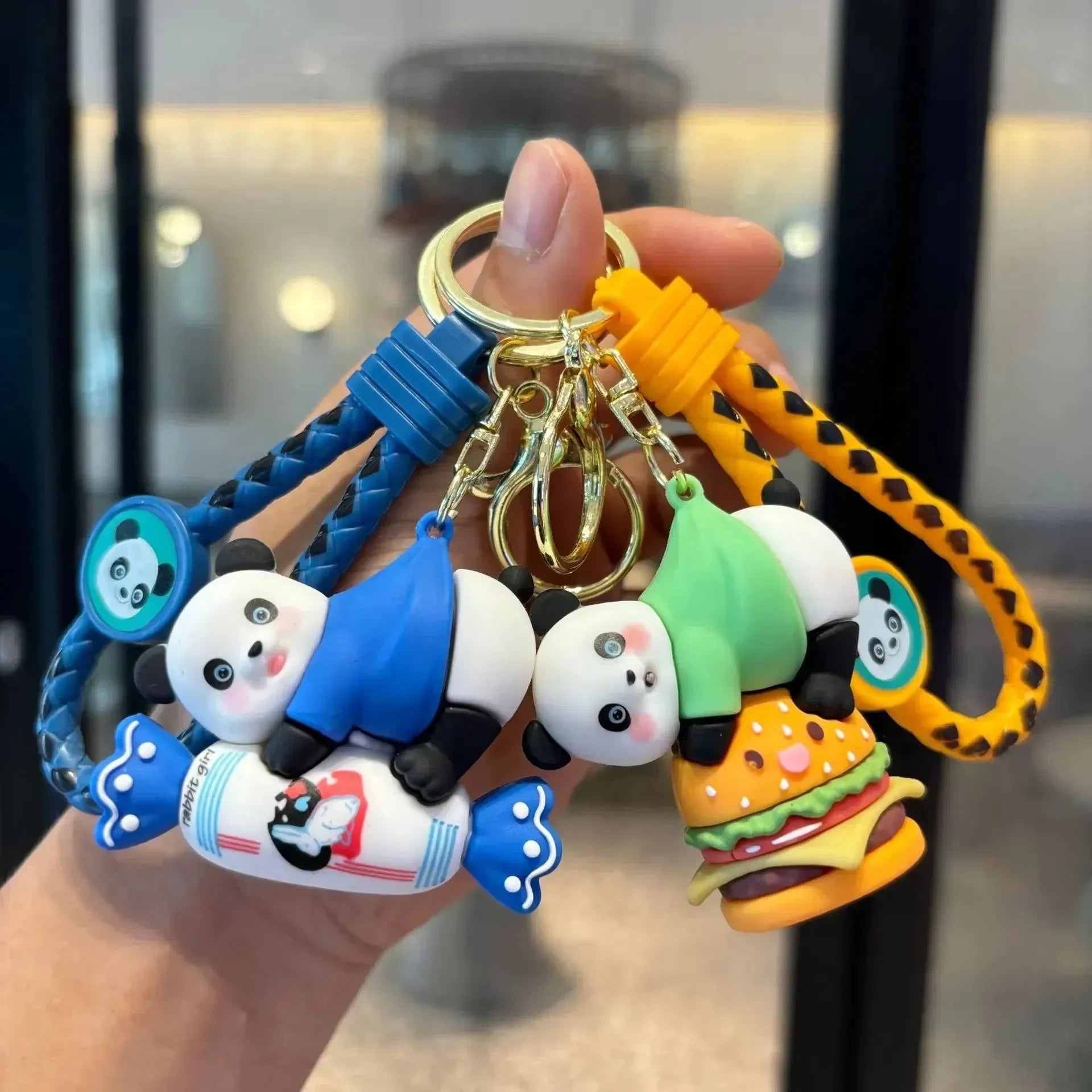 Panda Snack Pack Keychain