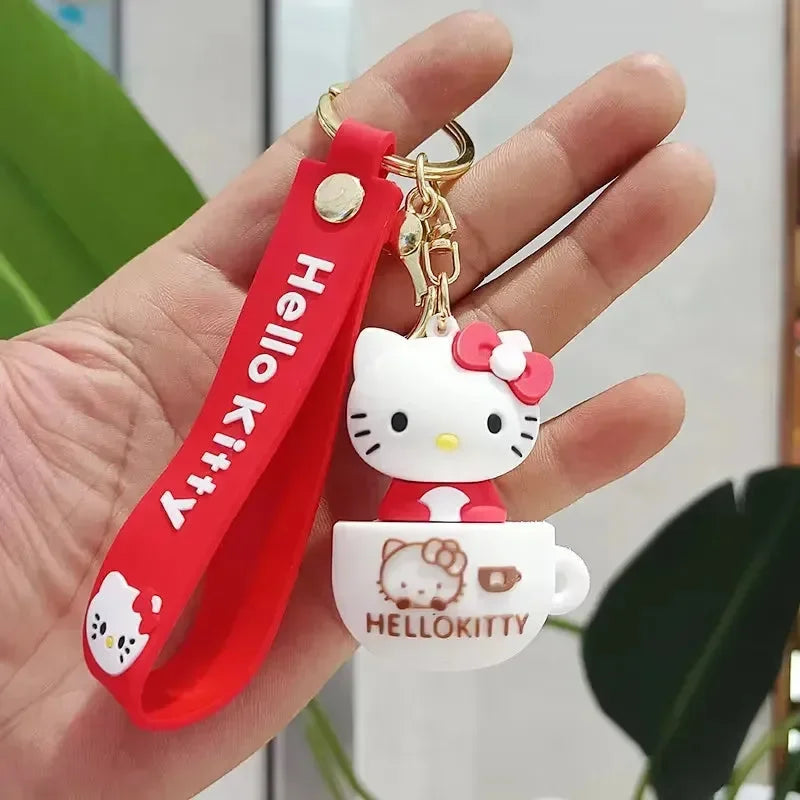 Hello Kitty Sweet Sip 3D Keychain