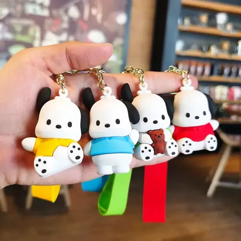 Kawaii Pochacco Fun Hues Keychain