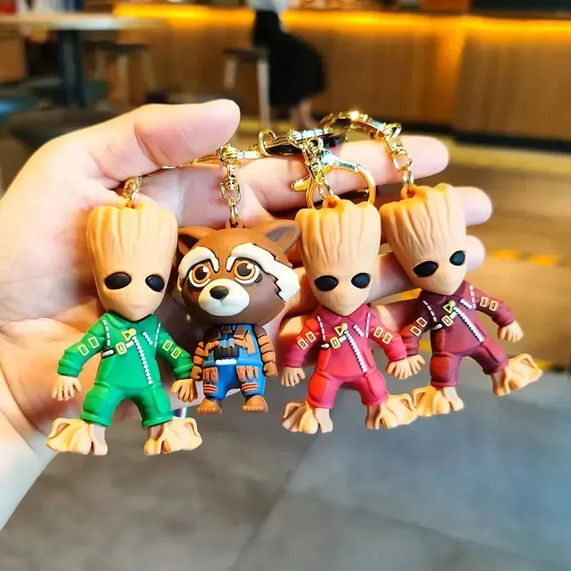 Groot Groovy Guardians Keychain