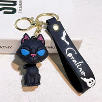 Gothic Coraline 3D Keychain