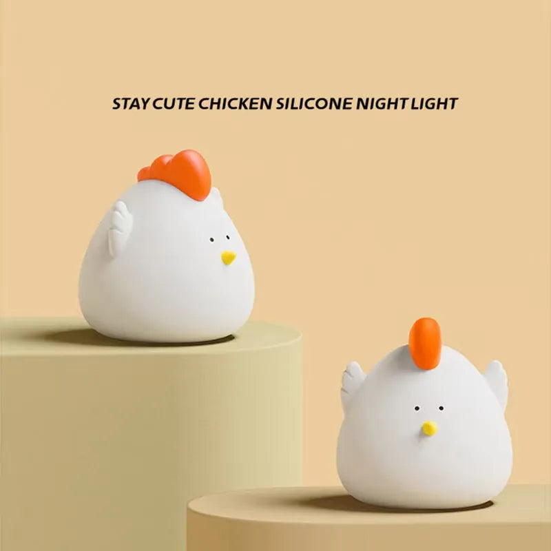 Cute Chicken Silicon Night Lamp