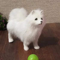 Real Looking Stuffed Samoyed Dog (16 cm)