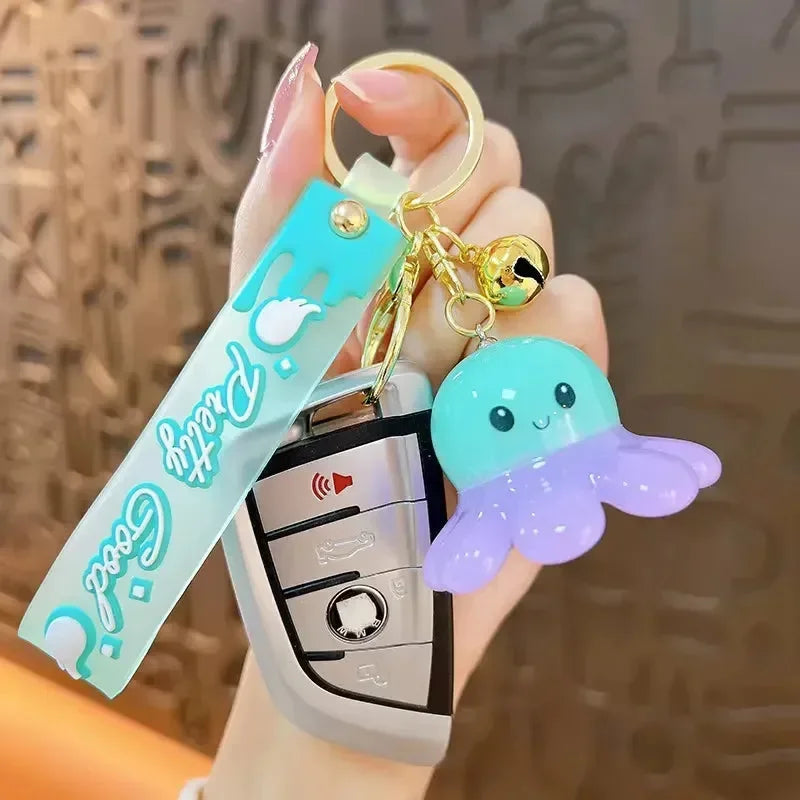 Lumino-Octo LED Octopus Keychain