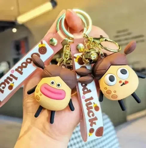 Porte-clés bouche de saucisse de pomme de terre 