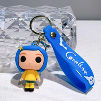 Gothic Coraline 3D Keychain