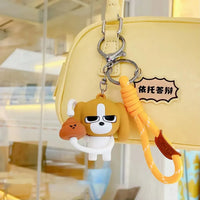 Whimsical Spinners Cat & Dog Keychain
