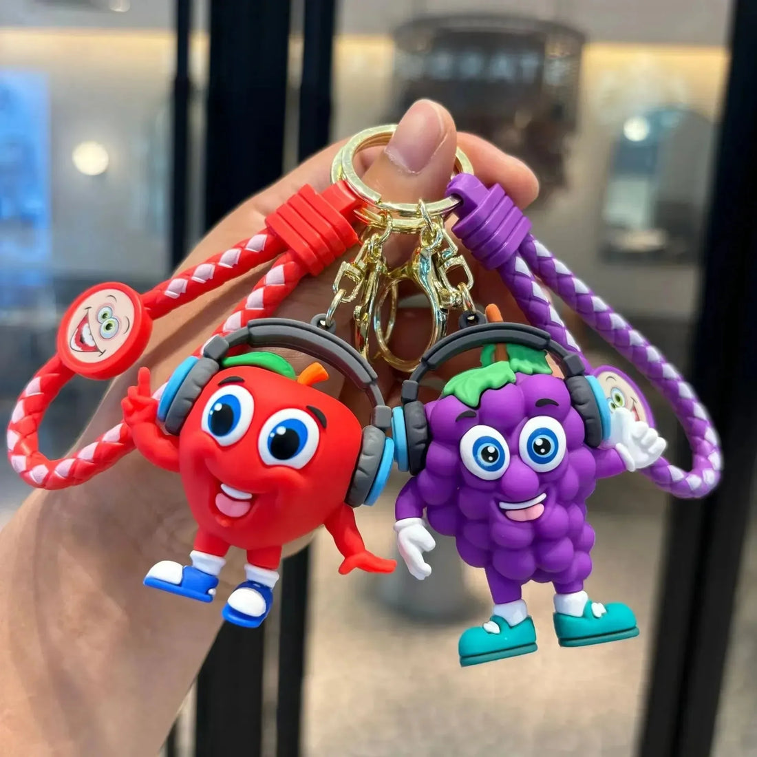 Porte-clés 3D Groovy Fruits 