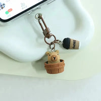 Coffee Break Capybara Keychain