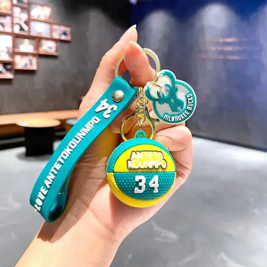 Court Legends 3D Basketball Keychain