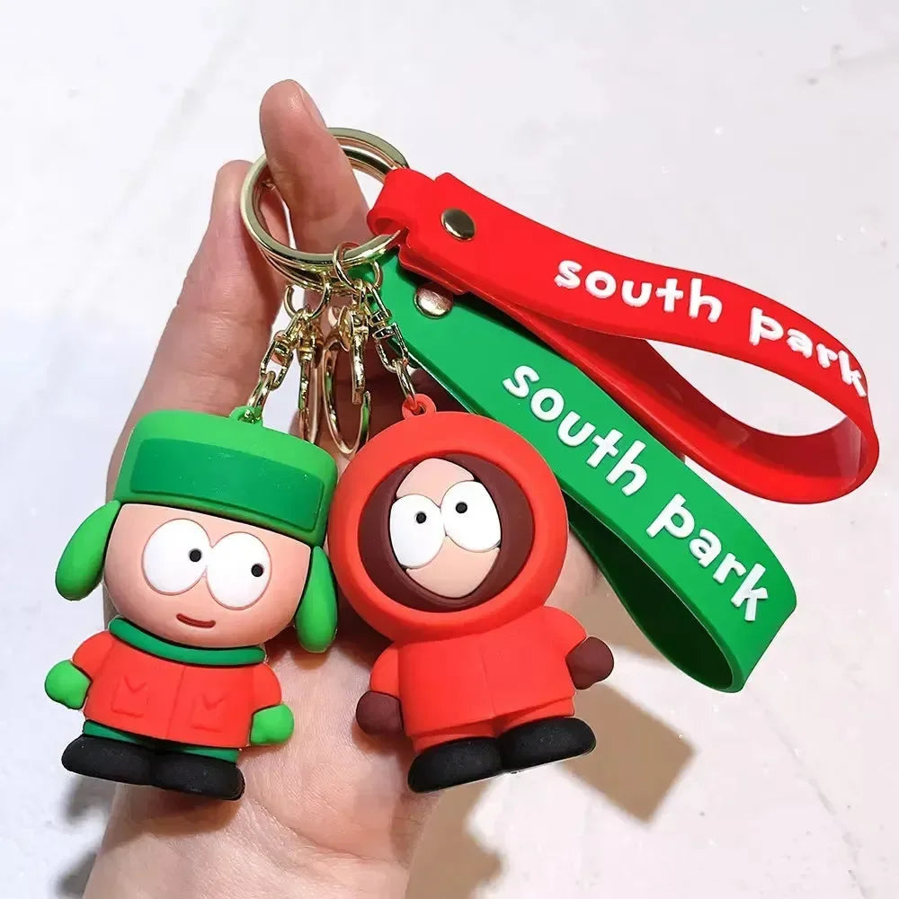 Quirky South Park Squad Keychain