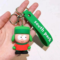 Quirky South Park Squad Keychain