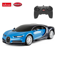 RASTAR Bugatti Chiron 1:24 Blue Black Red Toy Licensed Rc Car Model Children Toy Car Electric Plastic 4 Channels Vehicle - Bear Hugs
