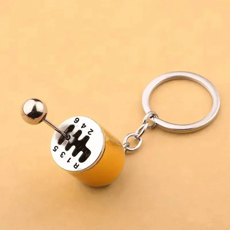 Car Gear Box Metal Keychain