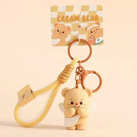 Honeyheart Butter Bear 3D Keychain