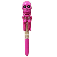 Light Up Skull Boxing Ball Pen