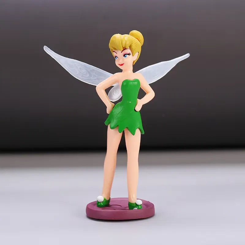 Disney Tinkerbell Flower Fairies Action Figure Set (7 pcs)