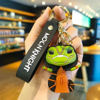 Moon Knight Crescent Crew Keychain