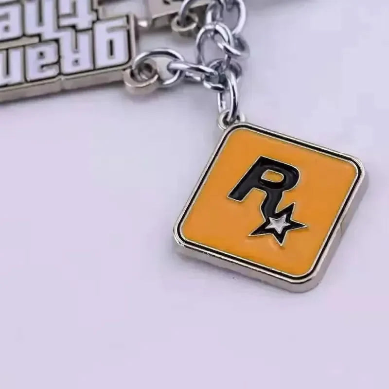 GTA Five Metal Keychain