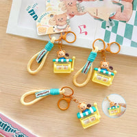 Butter Bear Slot Machine Keychain