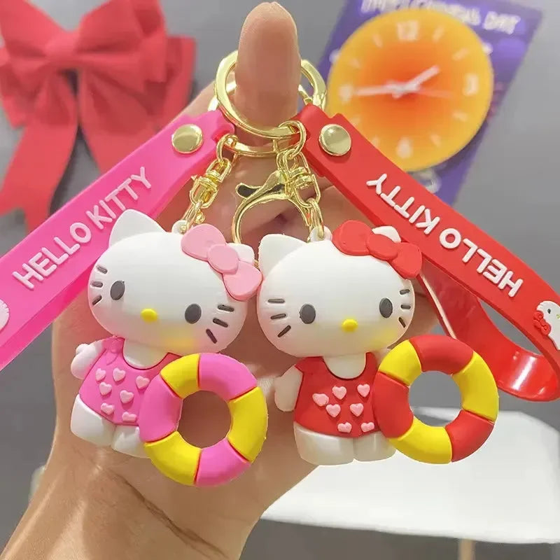 Hello Kitty Poolside Paradise Keychain