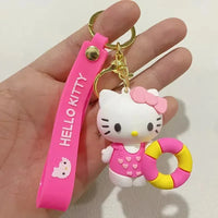 Hello Kitty Poolside Paradise Keychain