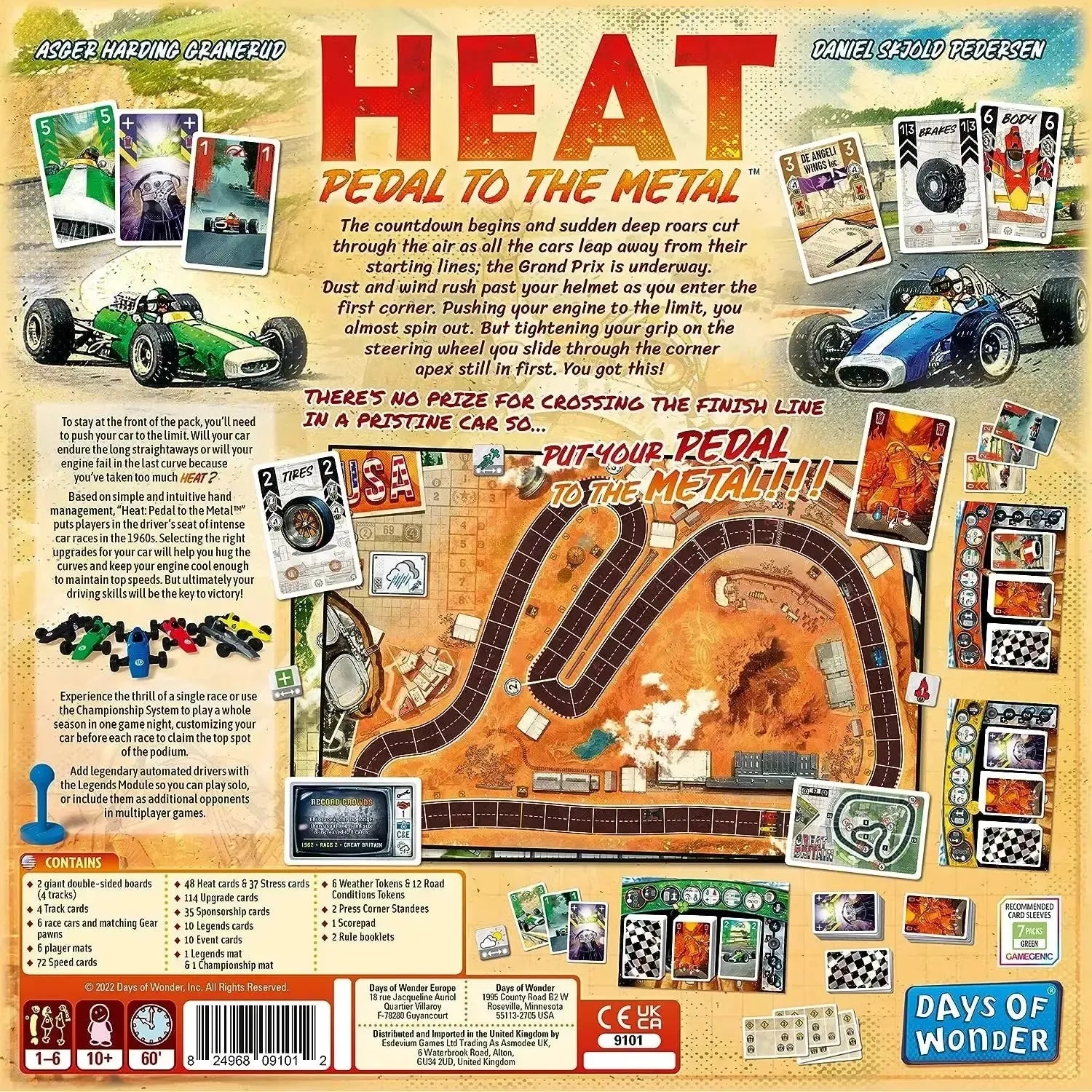 Heat: Pedal to the Metal Board Game