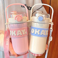 Okay To Drink 2 in 1 Water Bottle (650 ml)