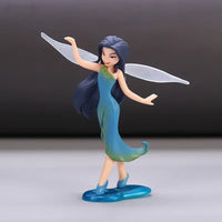 Disney Tinkerbell Flower Fairies Action Figure Set (7 pcs)